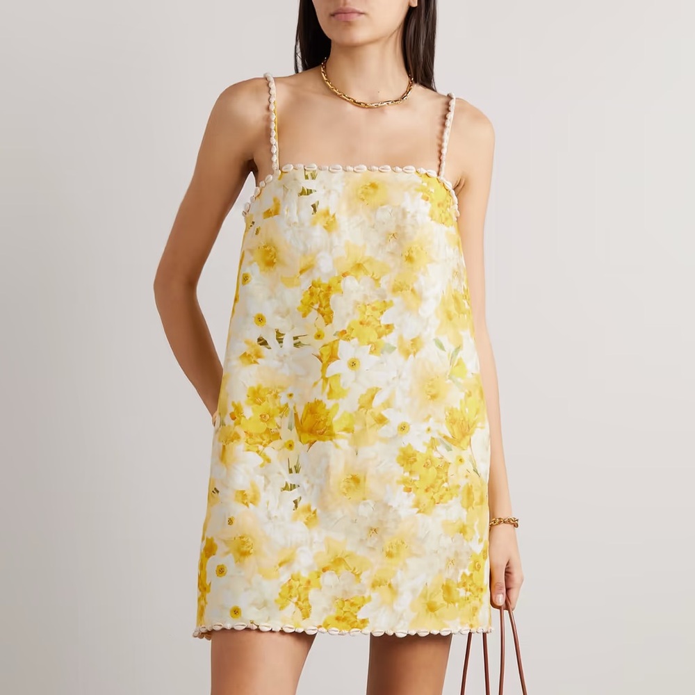 Zimmermann Wonderland Linen Shift Dress NWT - 0P (US 0-2)